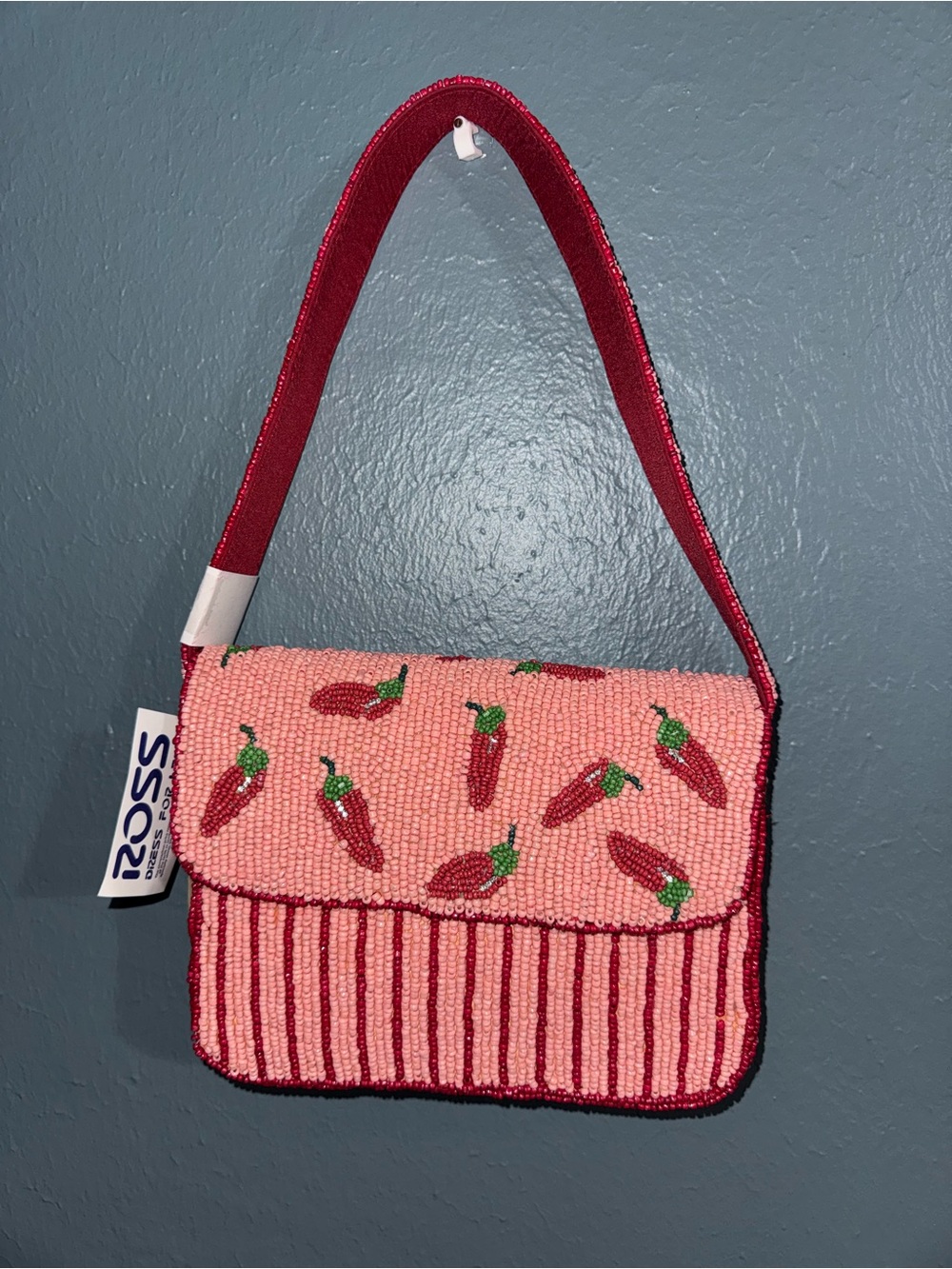 beaded  Chili shoulder bag